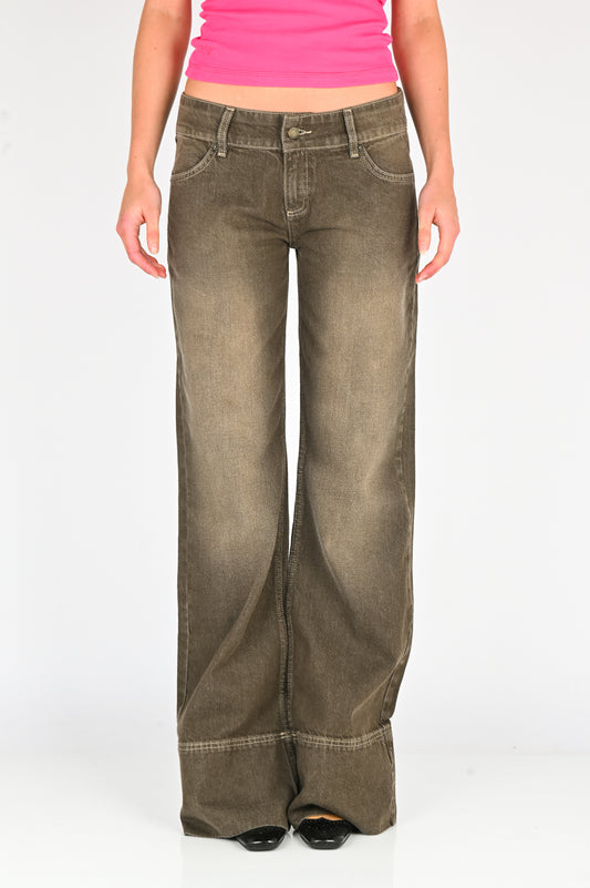 Kernemilk 'Karli' Jeans in Dusty Green