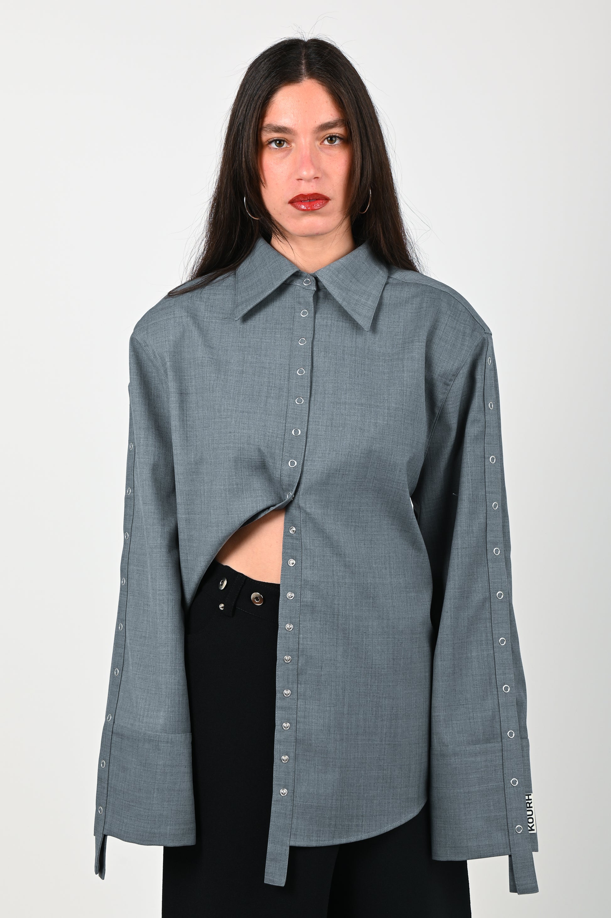 KOURH 'Tidal' Shirt in Grey