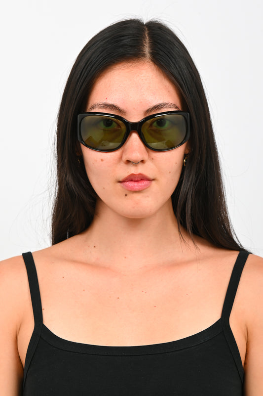 Lexxola 'Cami' Burnt Tort & Green Sunglasses
