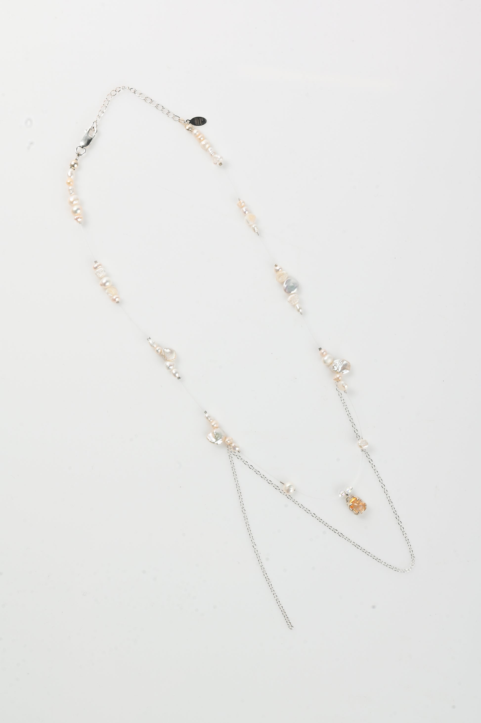 Nadia Ridiandries 'Celestial' Necklace In Orange