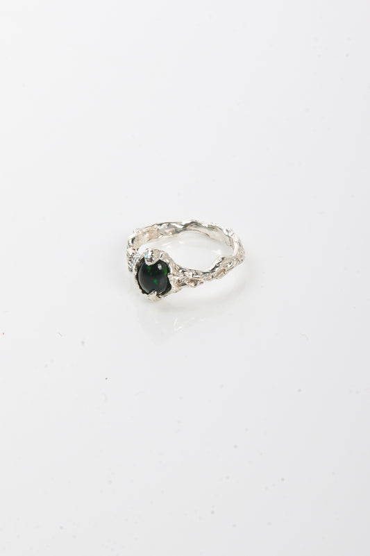 Nadia Ridiandries 'Nymph' Ring With Green Opal