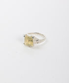 Nadia Ridiandries 'Arcadia' Ring With Yellow Sapphire