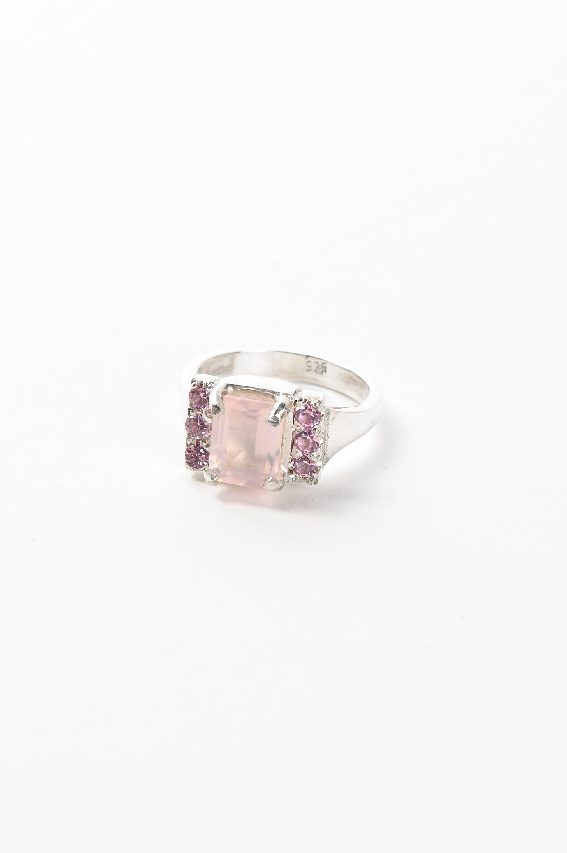 Oliver Thomas 'Priscilla' Ring With Rose Quartz