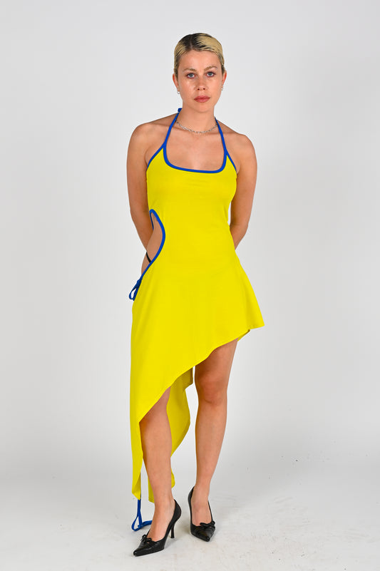 Olivia Rowan 'Georgia' Dress In Yellow