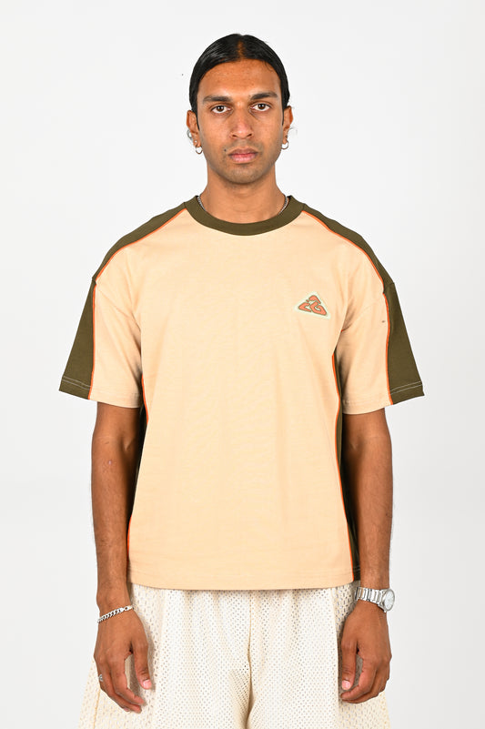 The Snake Hole 'Warp' Tee In Sand