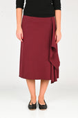 Olga Joan 'Flounce' Skirt in Viola