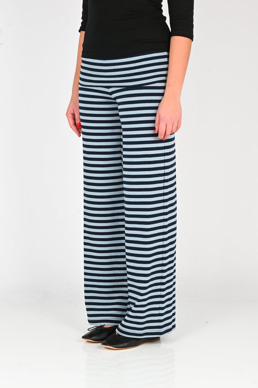 Olga Joan Fold Over Pant in Marina