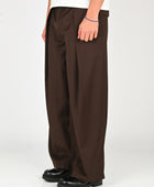 Checks 'Hakama' Pants in Cocoa Wool