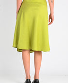 Olga Joan Tie-Waist Skirt in Pistacchio