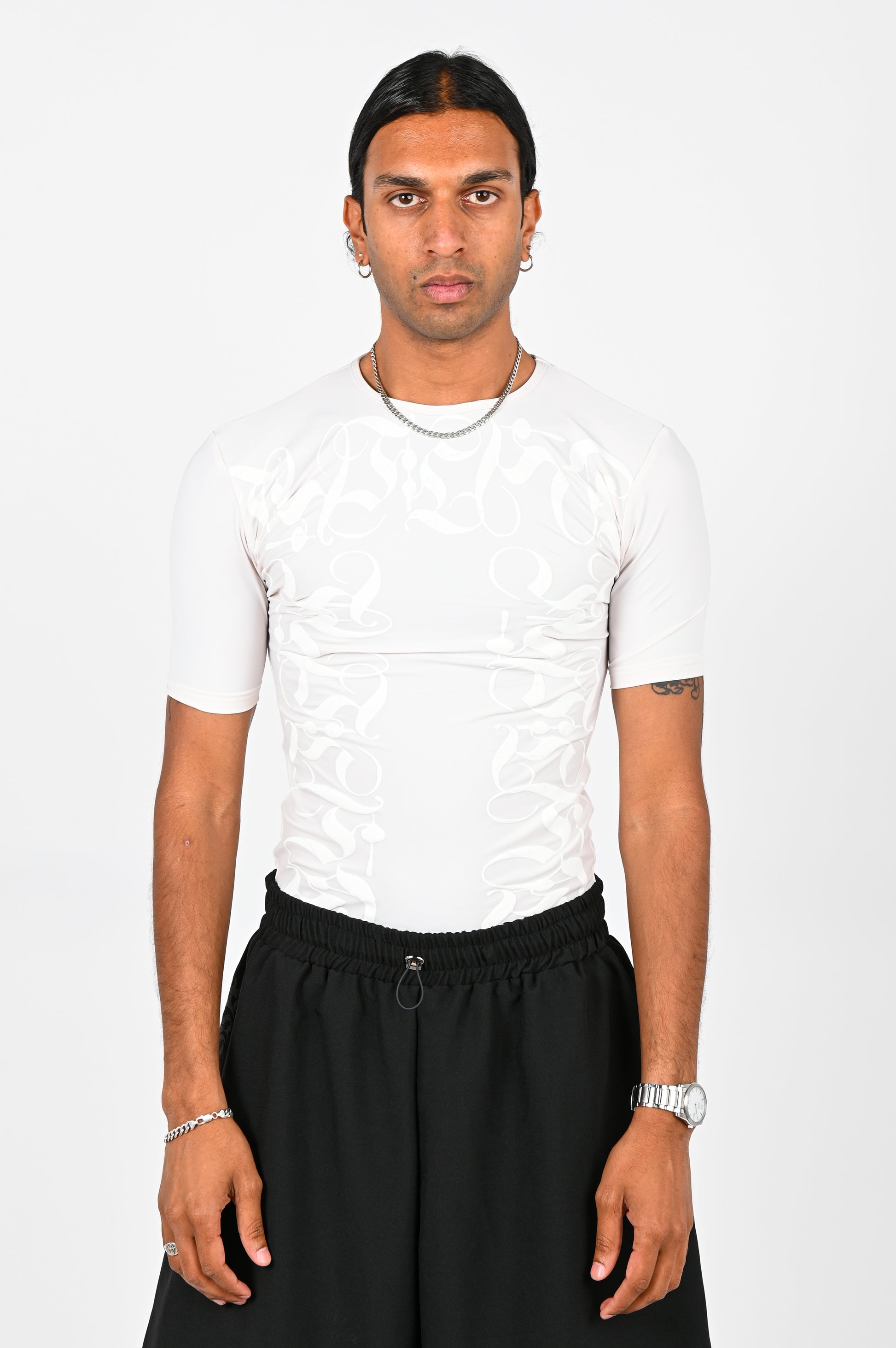 Posture Compression Top in White