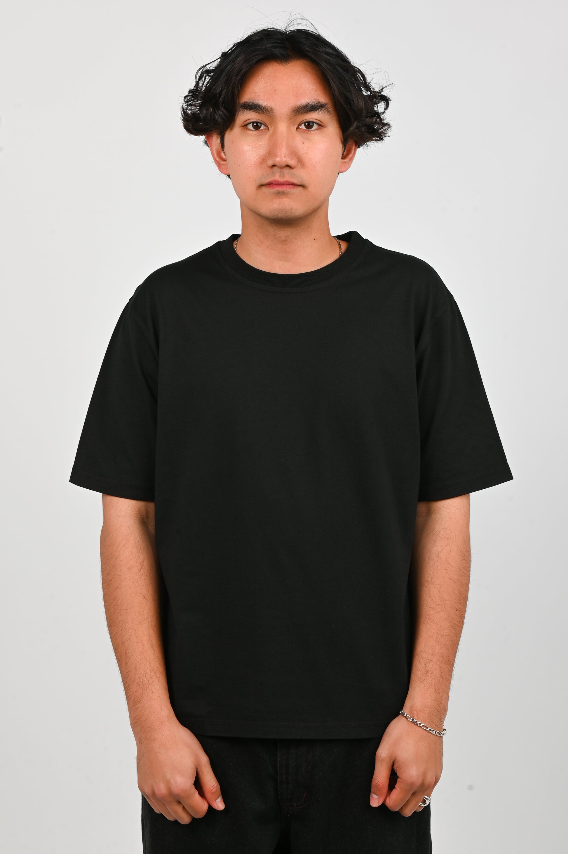 Pseushi 'Coverstitch' Tee in Black