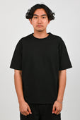 Pseushi 'Coverstitch' Tee in Black