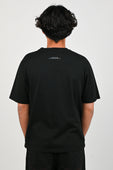 Pseushi 'Coverstitch' Tee in Black