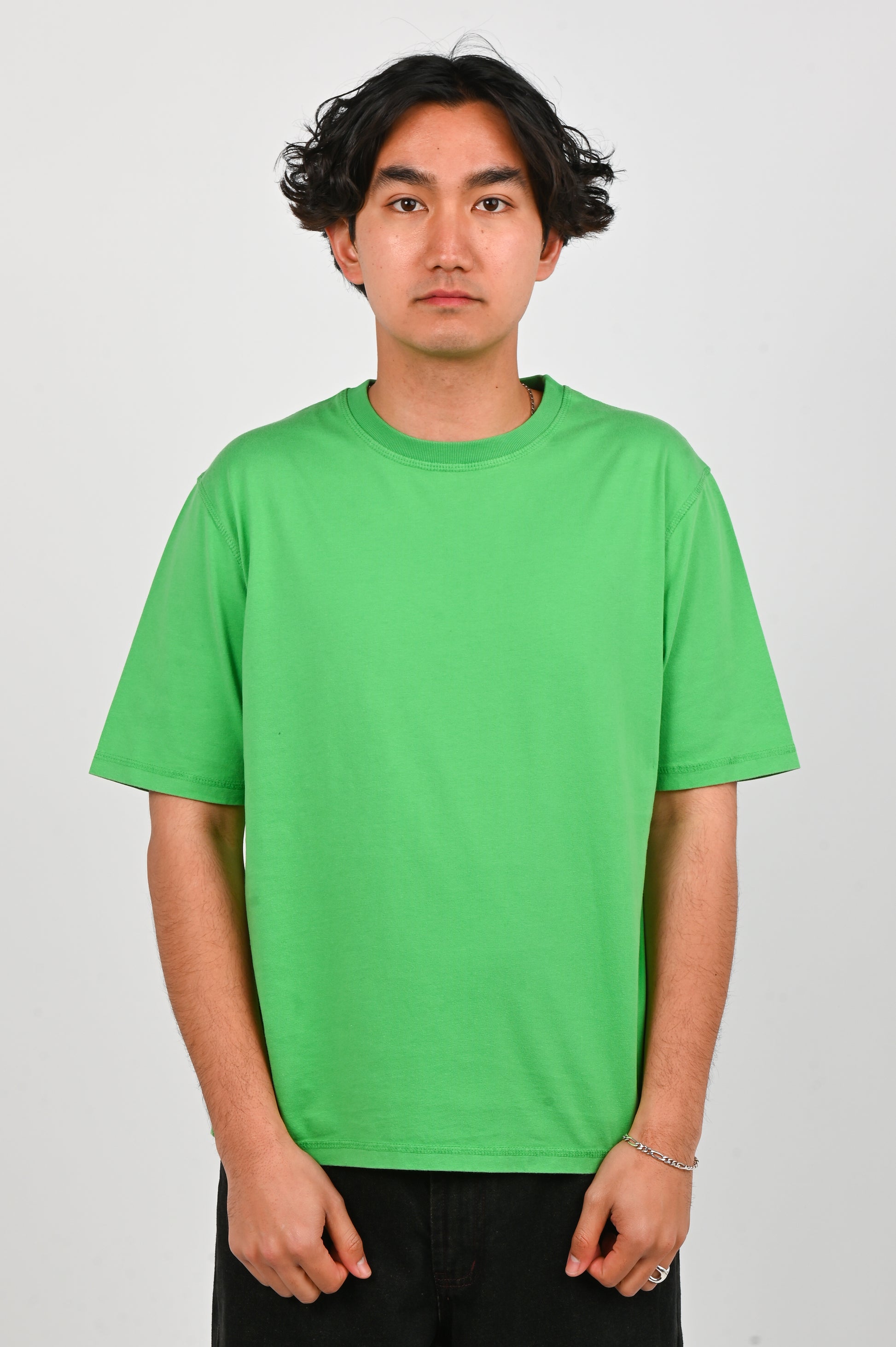 Pseushi 'Coverstitch' Tee in Green