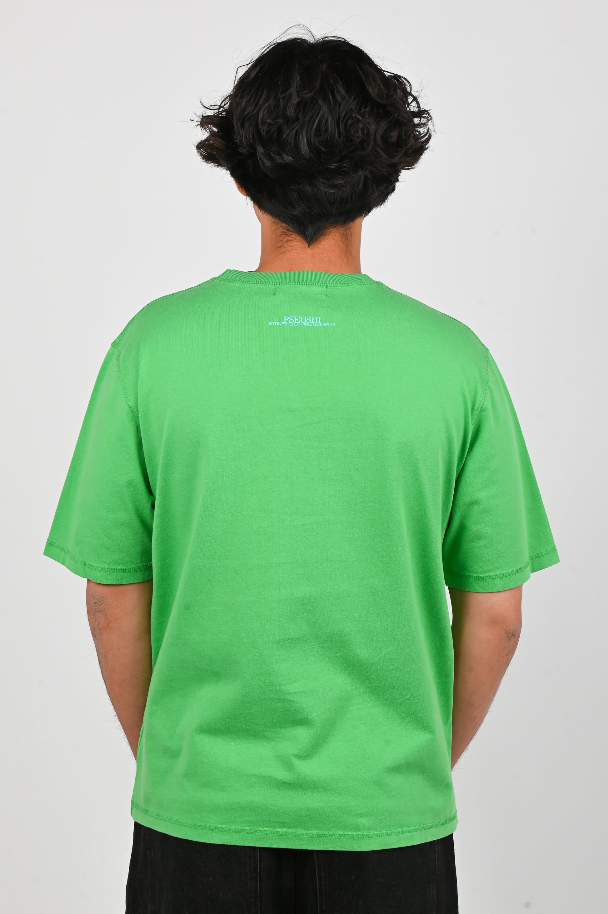 Pseushi 'Coverstitch' Tee in Green