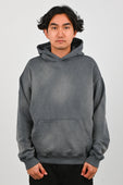 Pseushi 'Pareidolla' Hoodie in Faded Grey