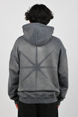 Pseushi 'Pareidolla' Hoodie in Faded Grey