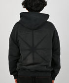 Pseushi 'Pareidolla' Hoodie in Faded Black
