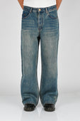 Pseushi Loose Jeans in Vintage Wash