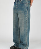 Pseushi Loose Jeans in Vintage Wash