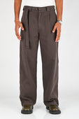 Beach Brains Pleated Work Pant in Dark Grey