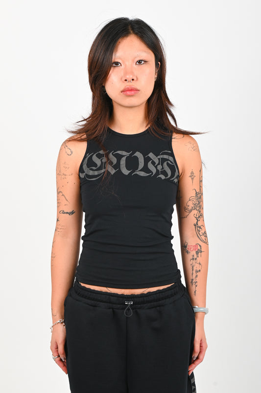 Posture House Singlet in Black