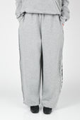 Posture Graphic Panel Trackpant in Black On Grey