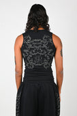 Posture 'Baroque' Singlet in Black