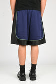 Pseushi 'Game' Shorts in Aubergine/Black