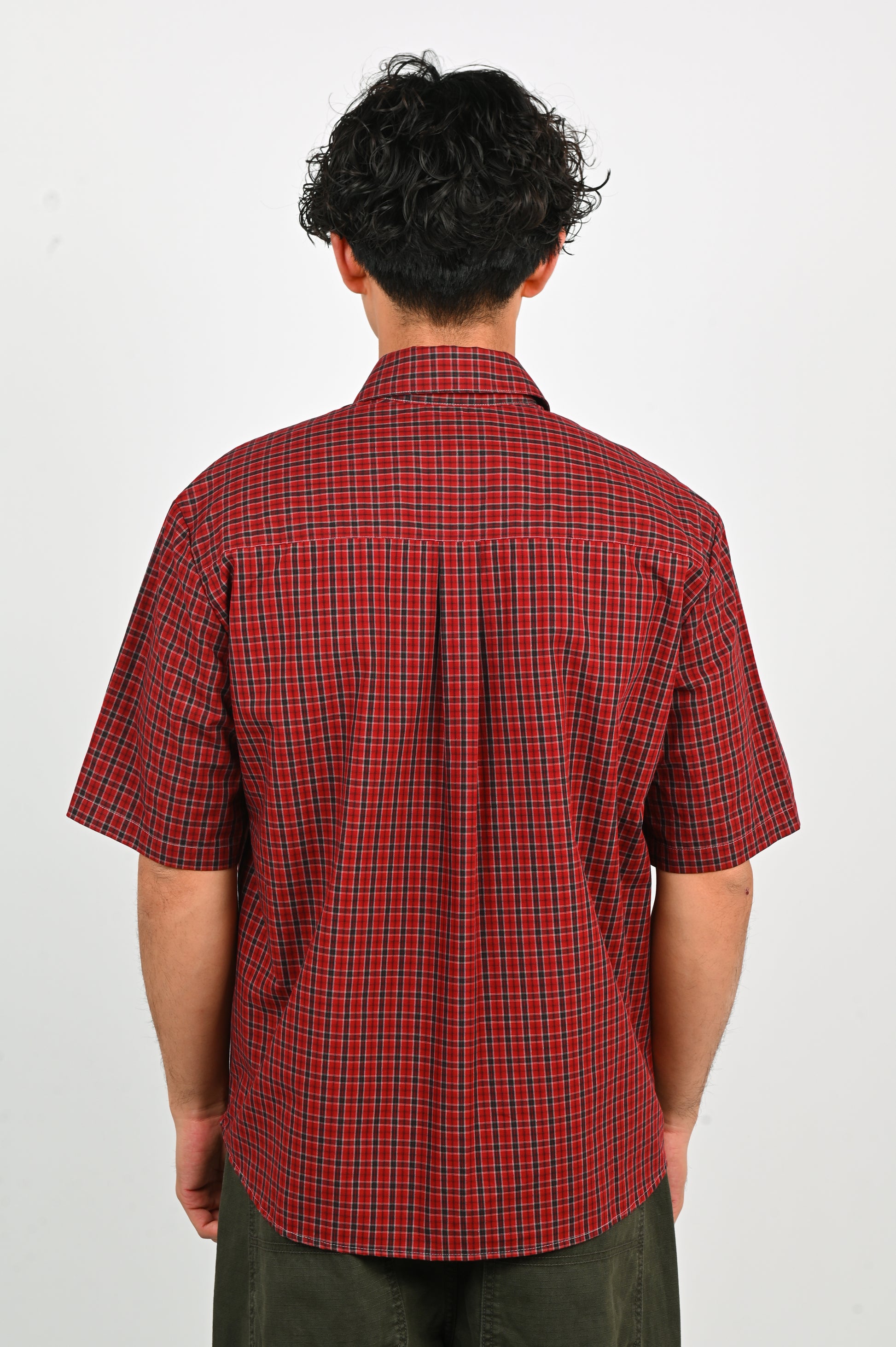 Pseushi 'Tartan Typewriter' Short Sleeve Shirt
