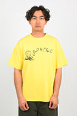 Pseushi 'Swan' Tee in Yellow
