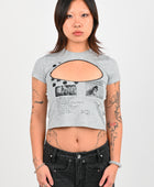 RTTS 'Logo Removal' Baby Tee in Heather