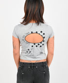RTTS 'Logo Removal' Baby Tee in Heather