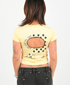 RTTS 'Logo Removal' Baby Tee in Butter