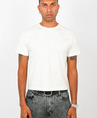 Sacred Archive 'Yuki' Baby Tee In Milk