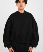 Sacred Archive 'Uniform' Crewneck Jumper in Soft Black