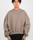 Sacred Archive 'Uniform' Crewneck Jumper in Walnut