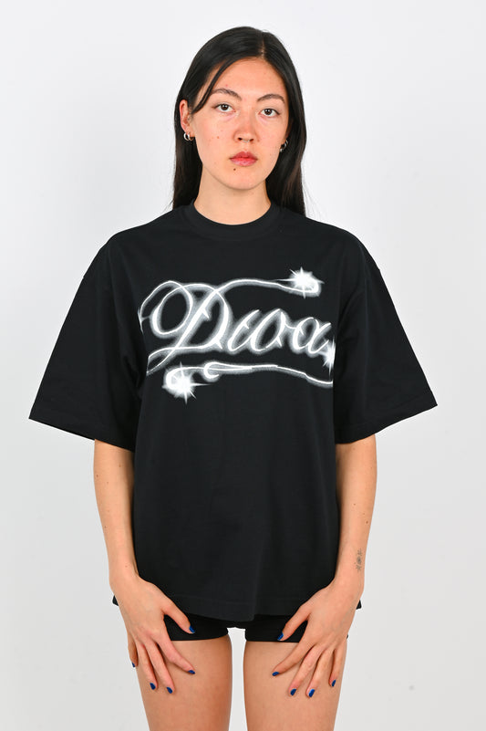 SLAMROSS1000 'Diva' Tee in Black