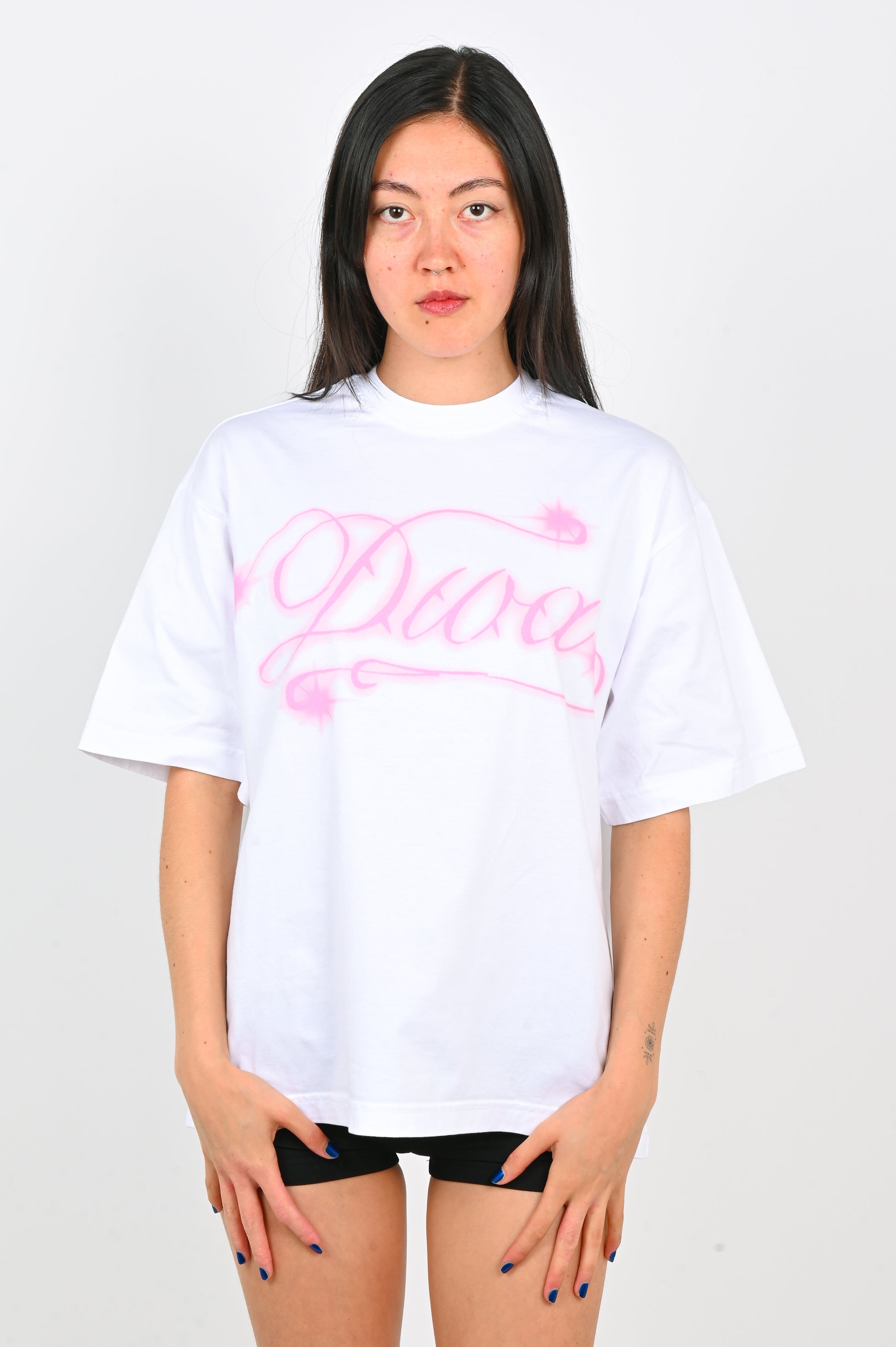 SLAMROSS1000 'Diva' Tee in White