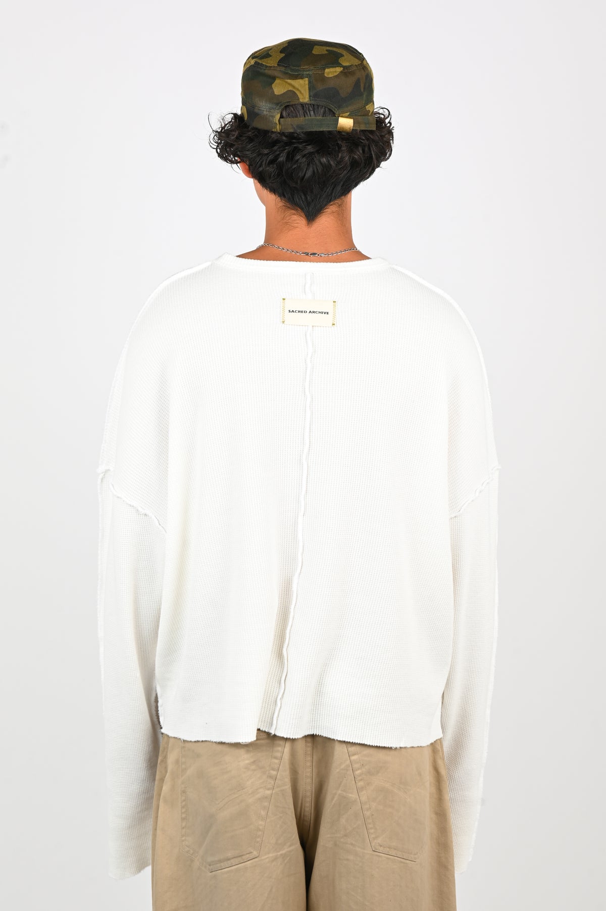 Sacred Archive 'Jill' T-Shirt In Bone