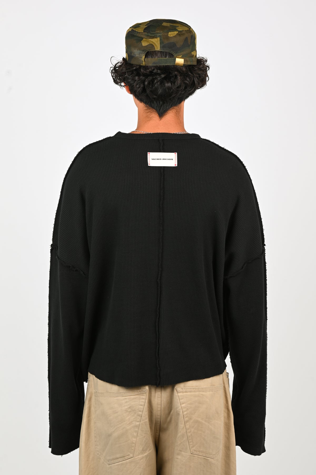 Sacred Archive 'Jill' T-Shirt In Soft Black
