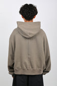 Sacred Archive 'Uniform' Hooded Jumper in Nickel