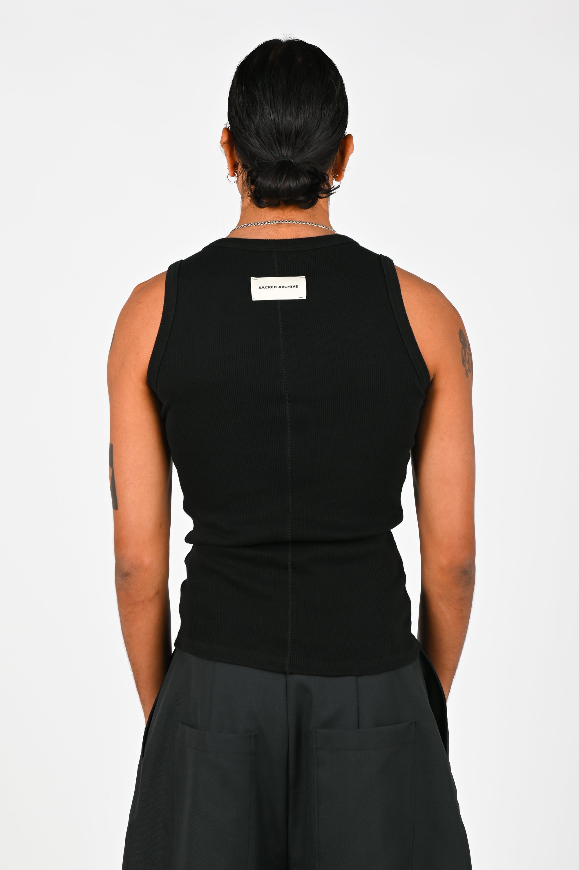 メンズ 【archive】Cross studs tank top L