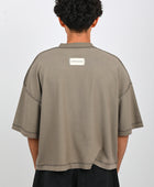 Sacred Archive 'Brut' T-Shirt in Nickel