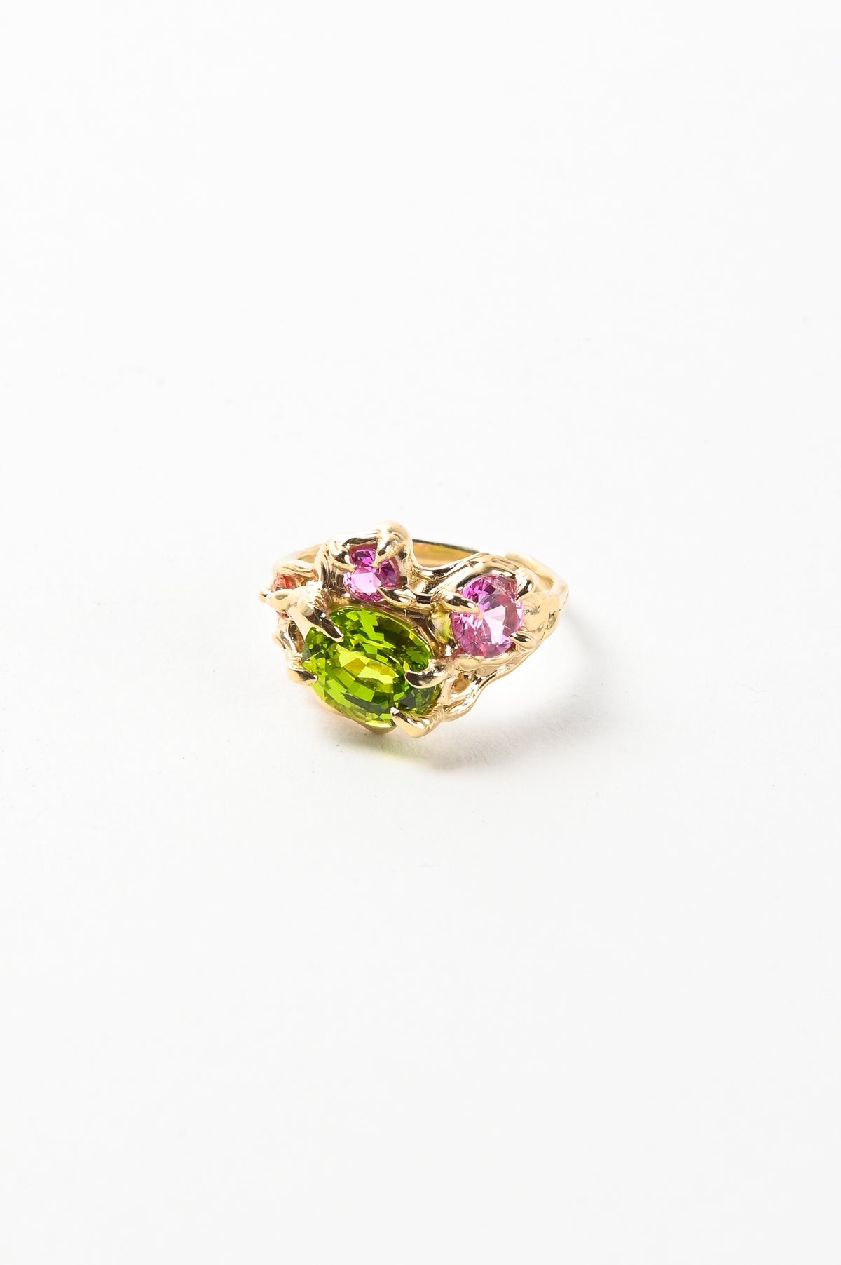 Rot Gold Ring Sacreflux 'Decay ROT' Ring #17 In 9ct Gold