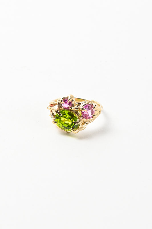 Sacreflux 'Decay ROT' Ring #17 In 9ct Gold