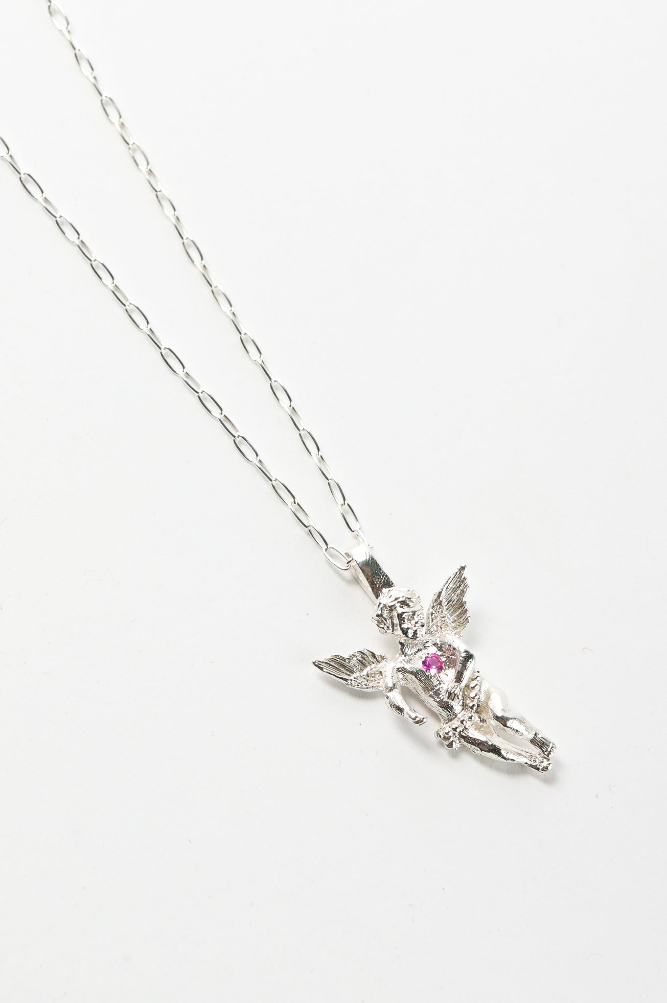 Sacreflux 'Angel' Pendant w/ Pink Sapphire