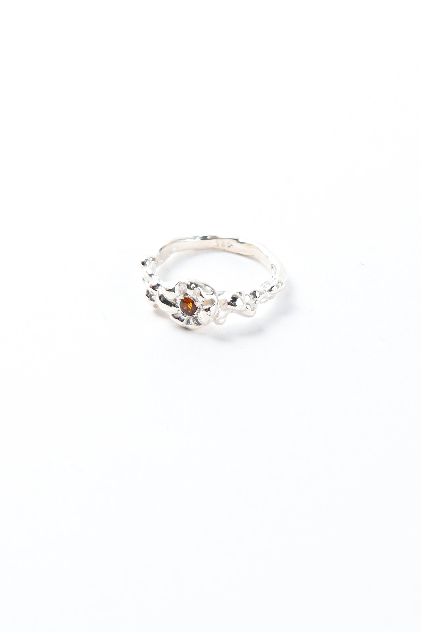 Sable 'Eleanor' Ring With Orange Sapphire