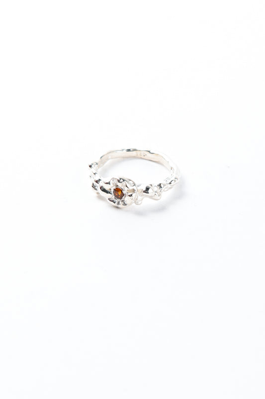 Sable 'Eleanor' Ring With Orange Sapphire
