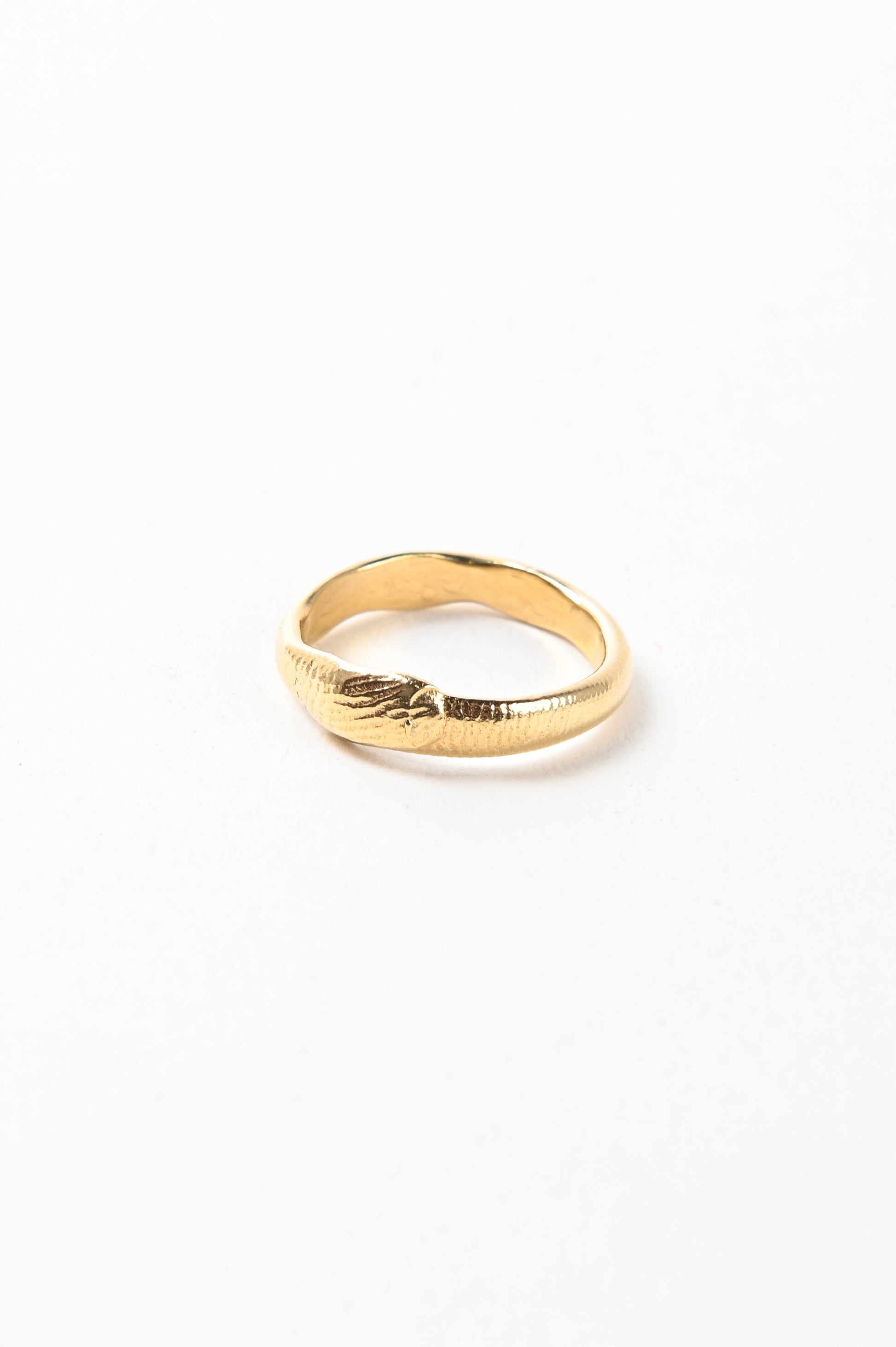 Sacreflux 'Fingerprint' Ring In 9ct Gold